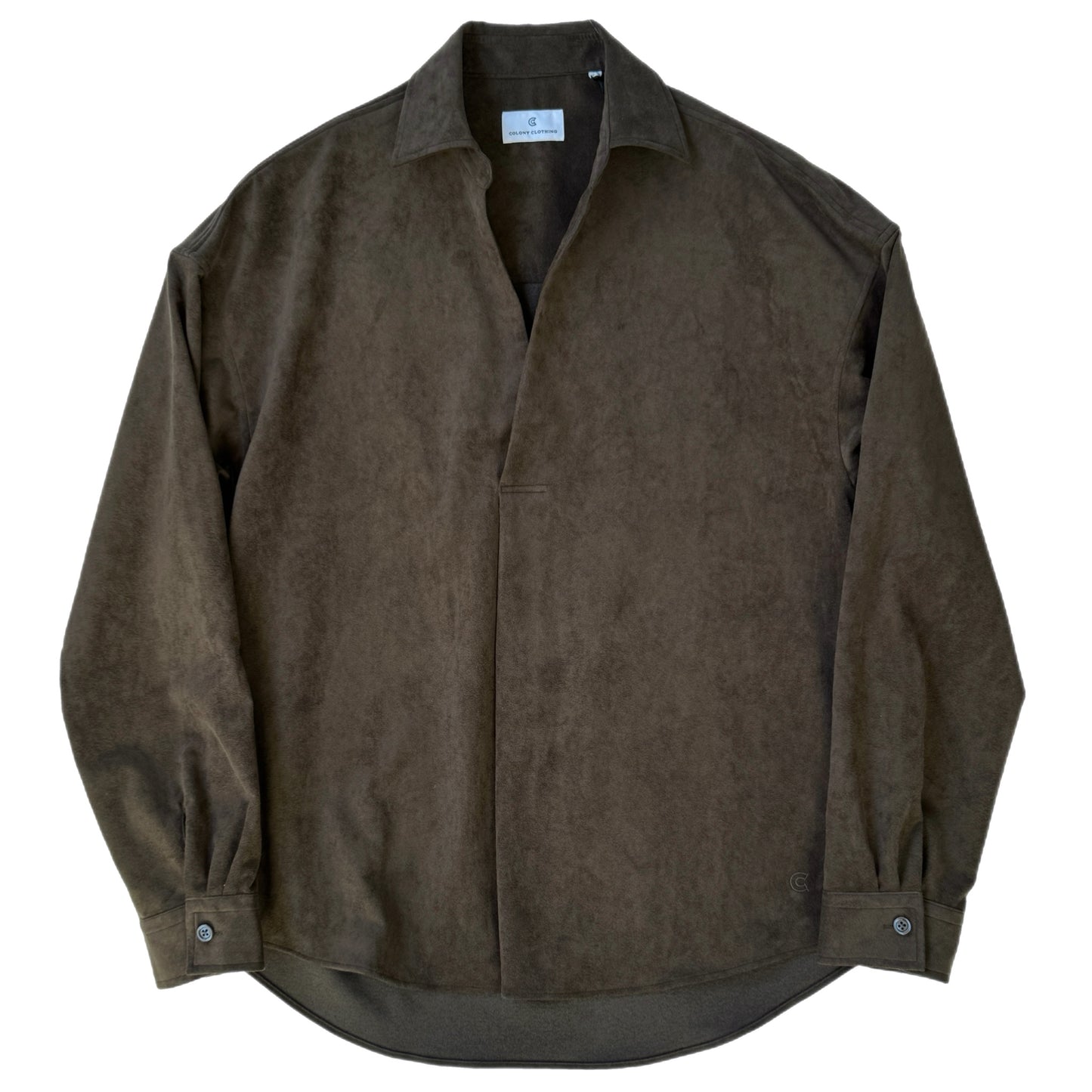 COLONY CLOTHING / Ultrasuede®  プールサイドシャツ / CC2502-SH02 BLACK OLIVE