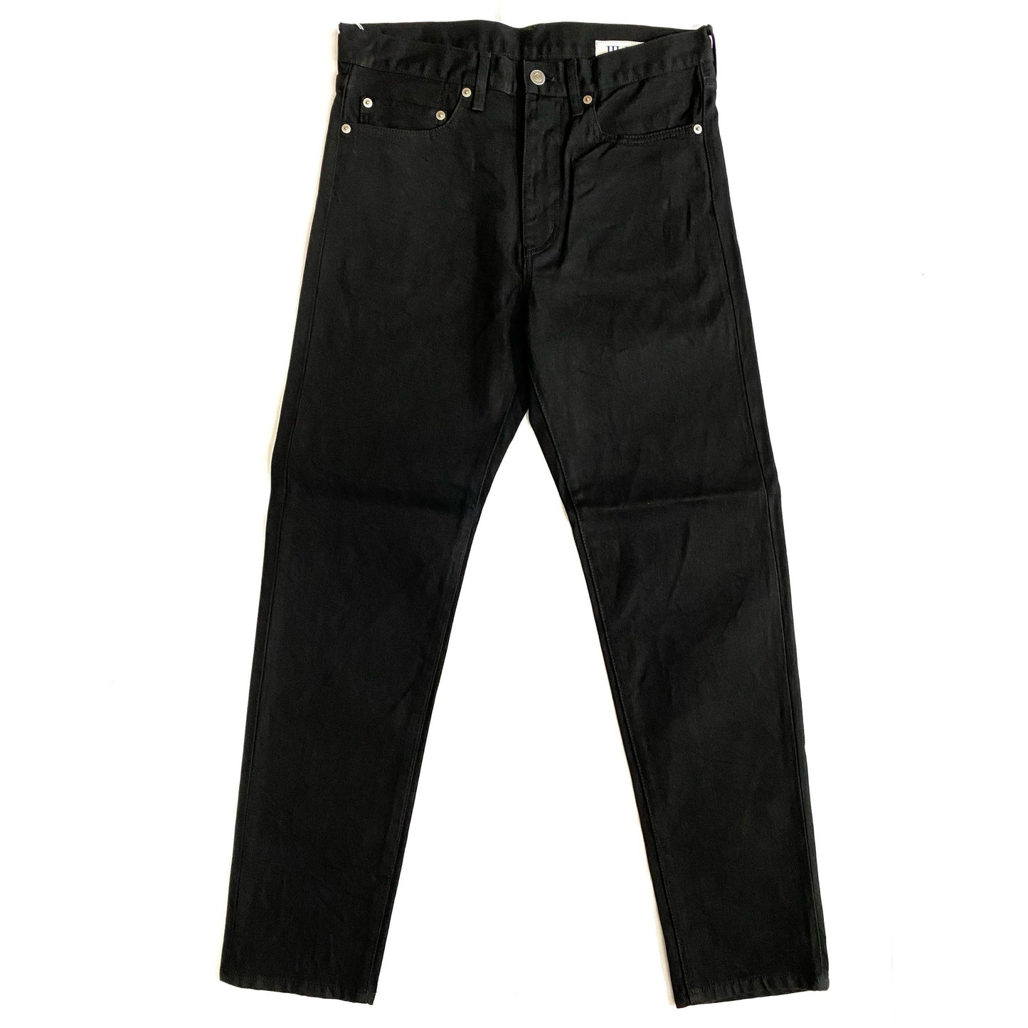 TRIPLE DOUBLE / HALF RAW BLACK SLIM TAPERED LEG