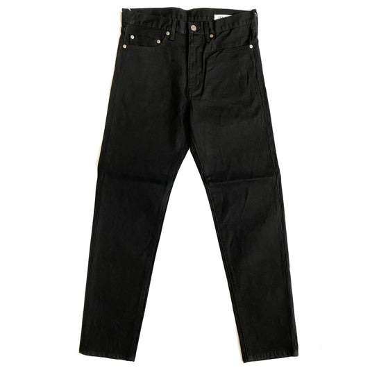 TRIPLE DOUBLE / HALF RAW BLACK SLIM TAPERED LEG