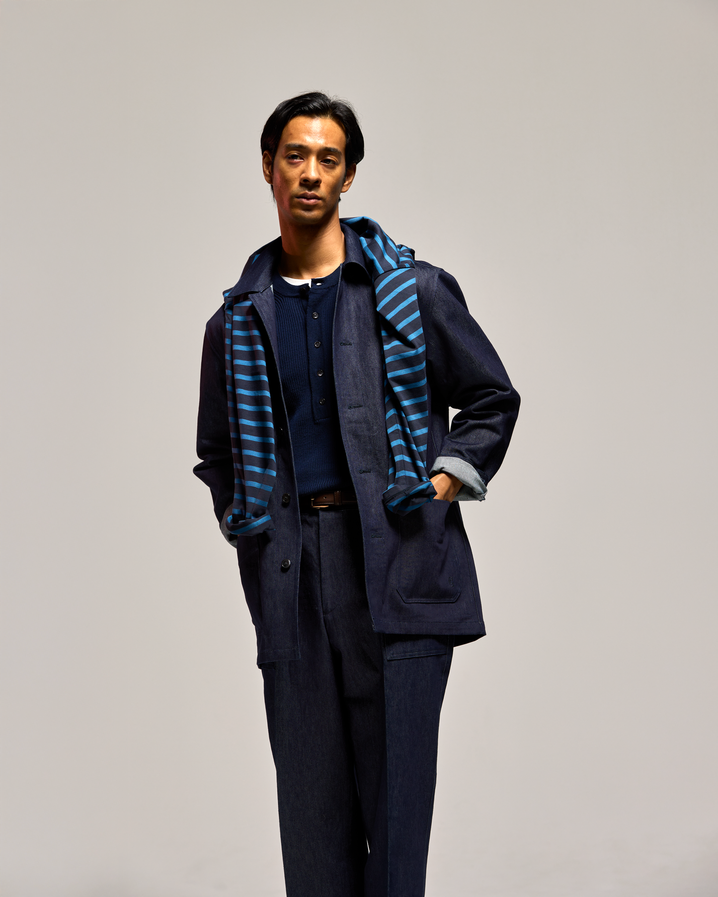 COLONY CLOTHING / カバーオール 和紙デニム / CC2502-JK03-02