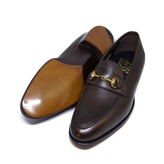 GEORGE CLEVERLEY / ”The Colony" ビットローファー / Dark Brown Antique