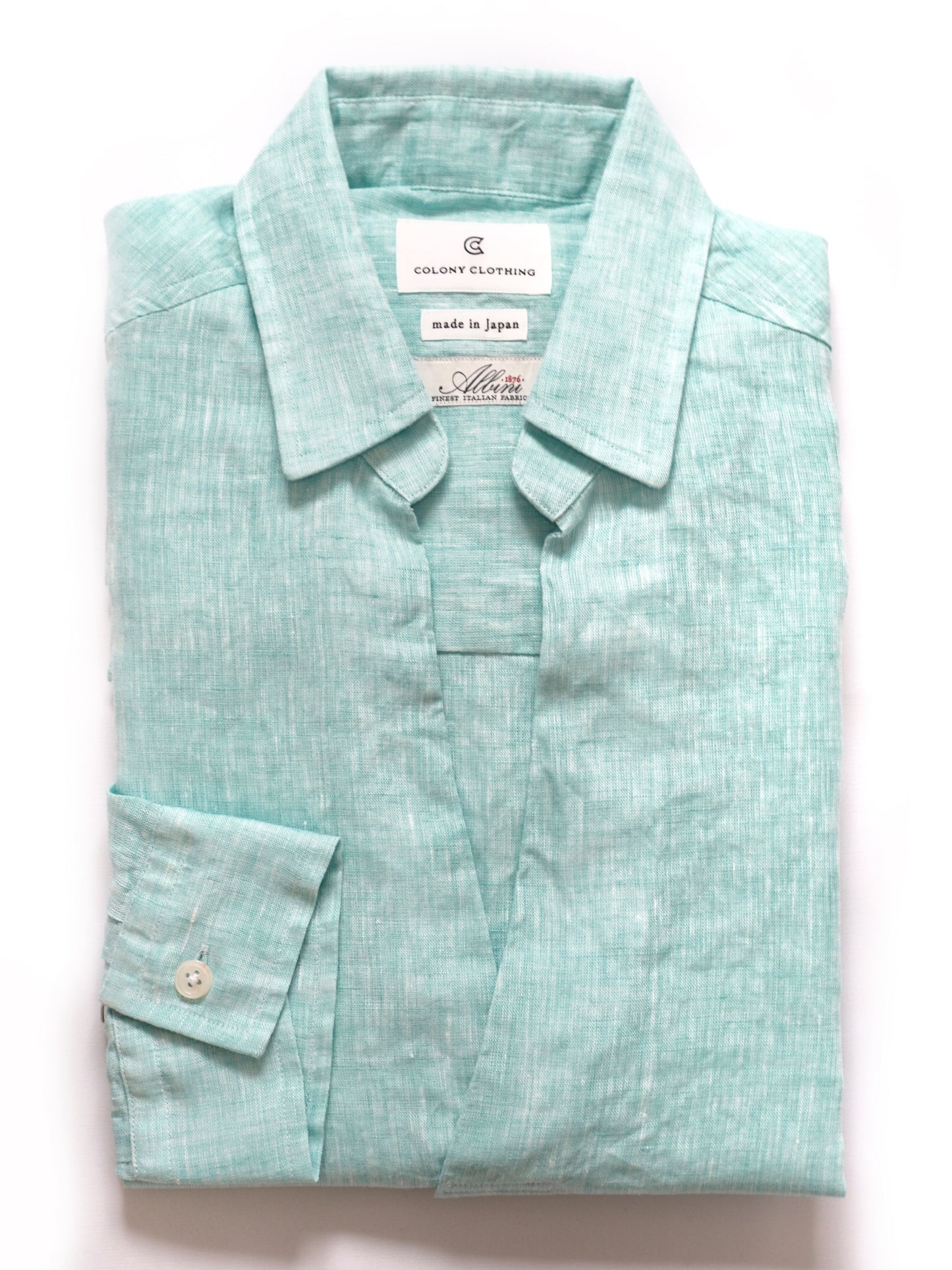 COLONY CLOTHING / Albini リネン プールサイドシャツ / CC20-SH01