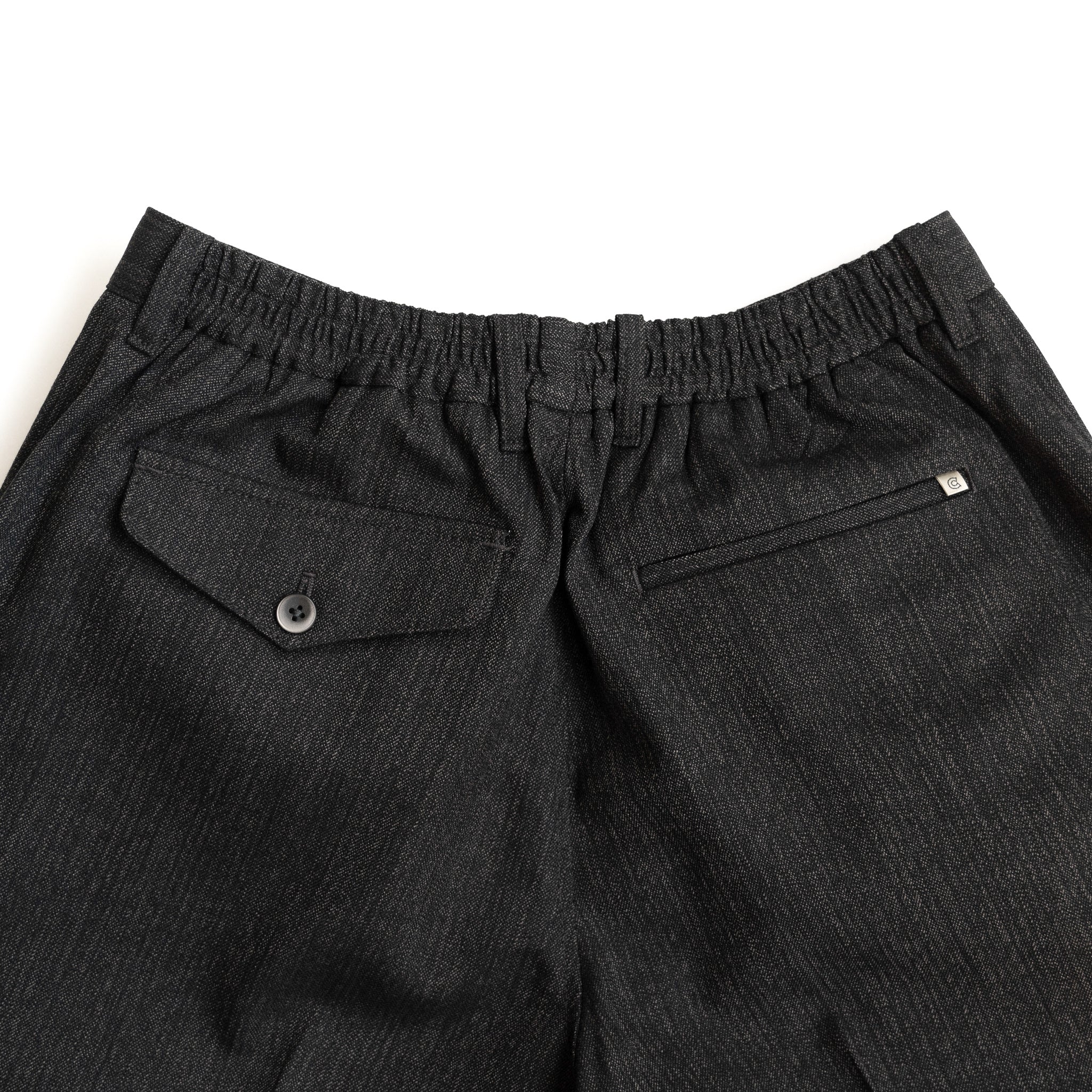 COLONY CLOTHING / ワンプリーツイージートラウザーズ ホワイト