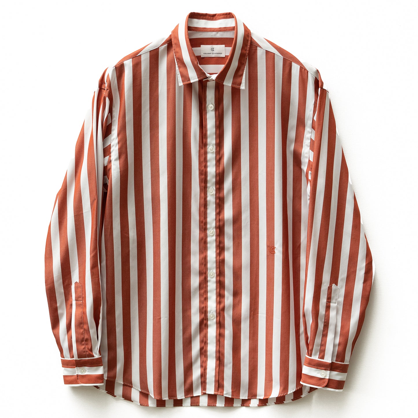 COLONY CLOTHING / ワイドストライプ ラウンジシャツ / CC2301-SH03-01