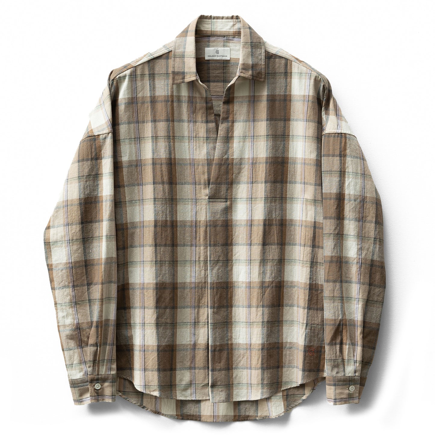 COLONY CLOTHING / ビッグチェック プールサイドシャツ / CC2301-SH02-02
